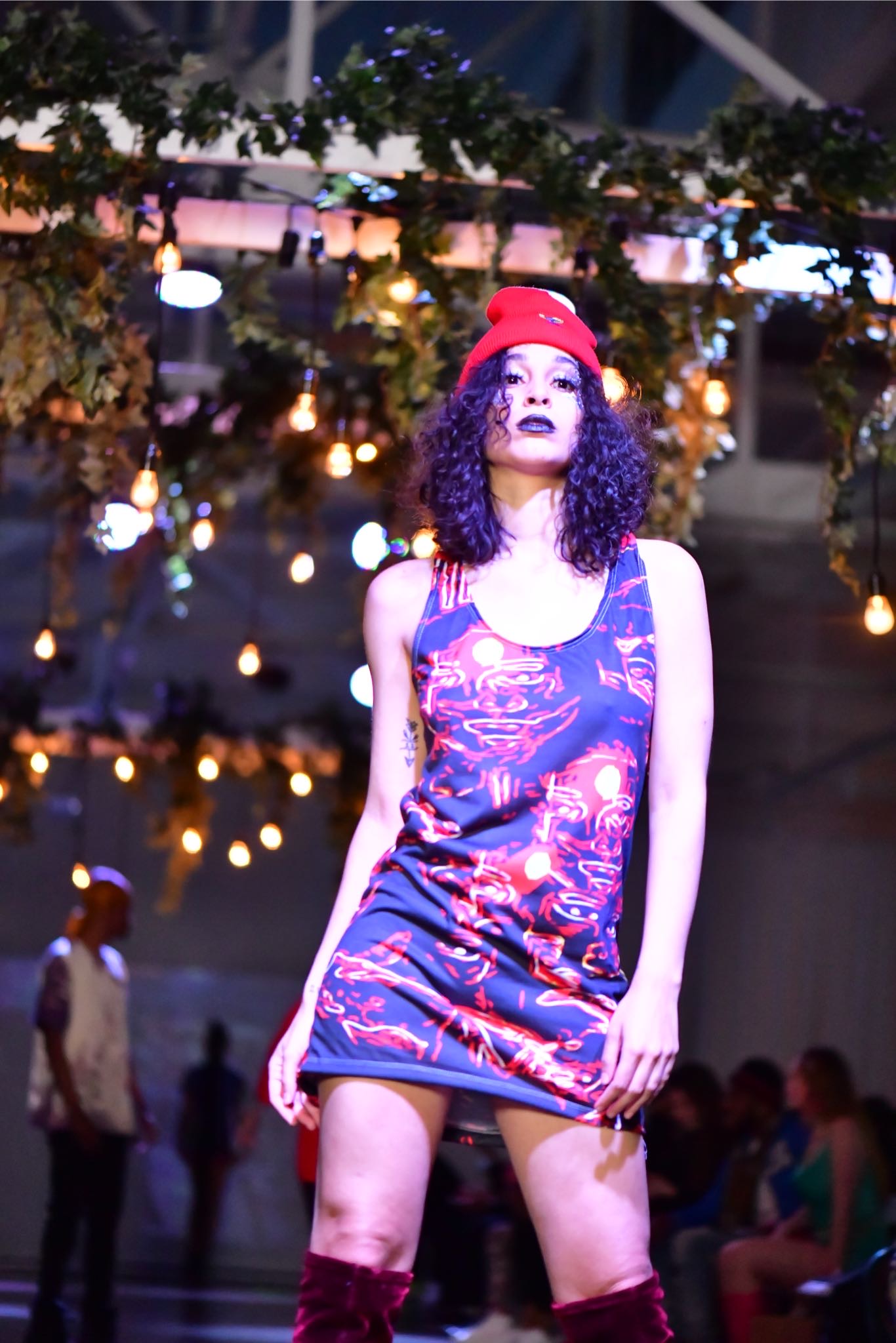 “DOUBLE VISION” RACERBACK MINI DRESS
