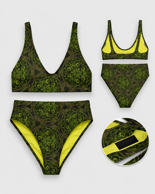 THE “ROOTED VENOM” HIGH-WAISTED BIKINI