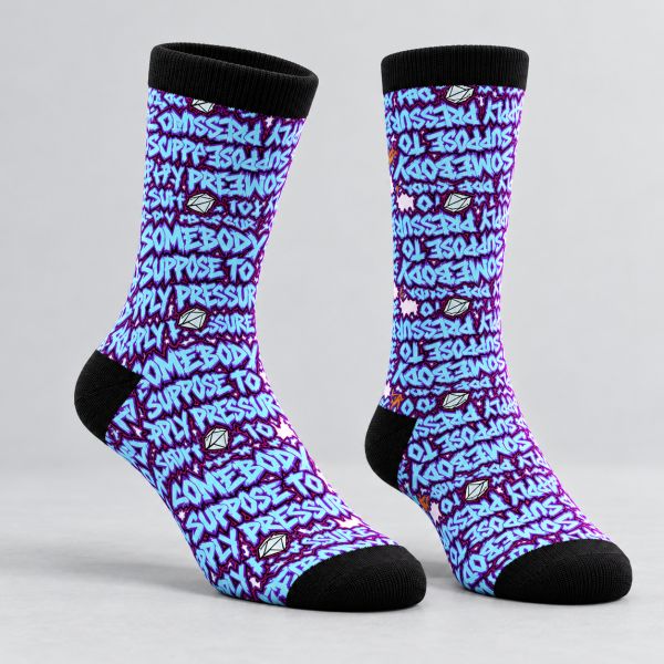 PRESSURE MADE DIAMOND CREW SOCKS
